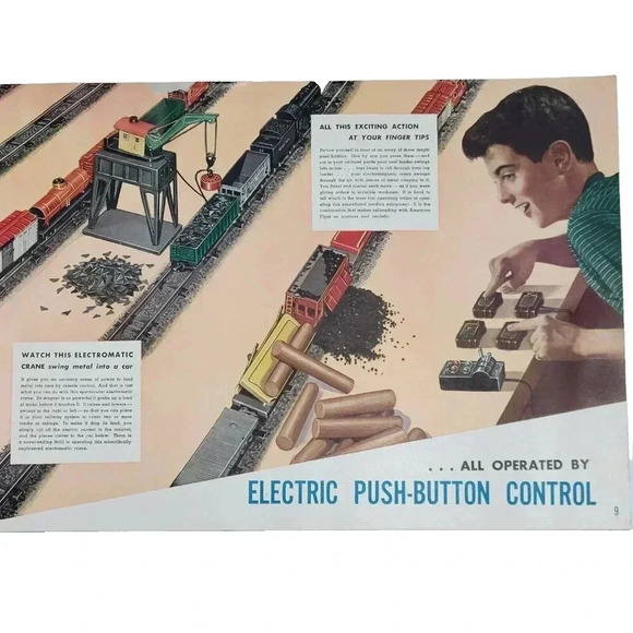 Railroading with American Flyer 1946 Gilbert Hall of Science Scale Model Rail - Picture 2 of 4